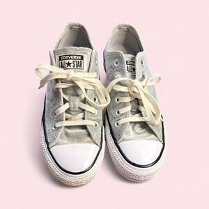 Silver grey valor Converse Chuck Taylor All Star low tops